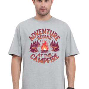 Campfire Adventure Begins |Oversize T-shirt