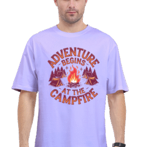 Campfire Adventure Begins ||Oversize T-shirt