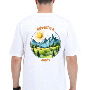 Adventure Awaits Vista ||Oversize T-shirt