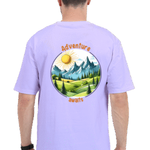Adventure Awaits Vista ||Oversize T-shirt