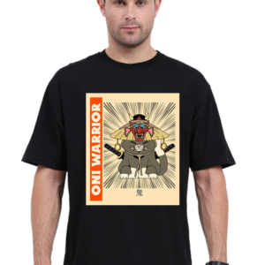 Oni Warrior Cat |Oversize T-shirt