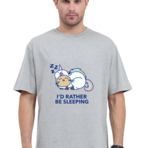 I'd Rather Be Sleeping Unicorn |Oversize T-shirt