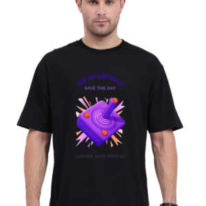Gamer and Proud Joystick |Oversize T-shirt