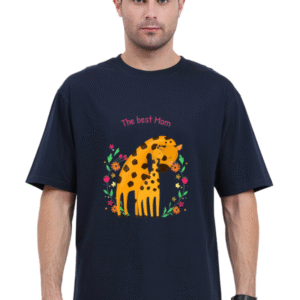 The Best Mom Giraffe Hug |Oversize T-shirt