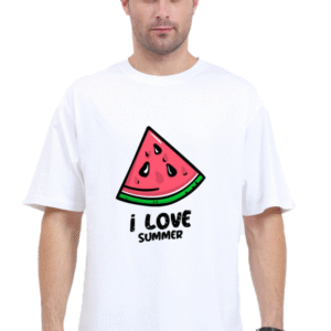 I Love Summer Watermelon |Oversize T-shirt