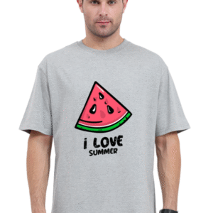 I Love Summer Watermelon |Oversize T-shirt