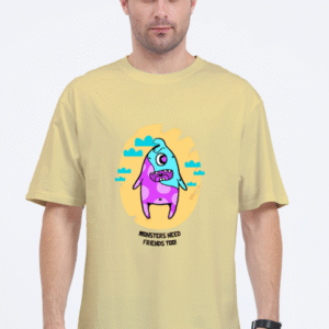 Monsters Need Friends Too |Oversize T-shirt
