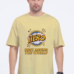 Busy Saving the World Hero |Oversize T-shirt