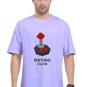 Retro Club Joystick |Oversize T-shirt