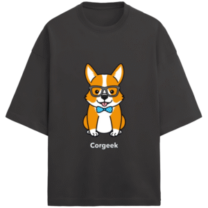 Corgi Geek Chic |Unisex|Paw-Printed-Tee