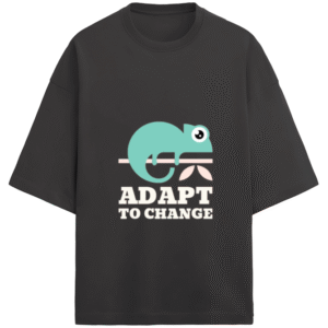 Adapt to Change  |Unisex|Paw-Printed-Tee