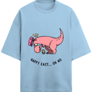 Dino Bunny Fail |Unisex|Paw-Printed-Tee