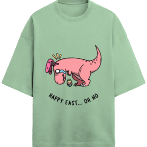 Dino Bunny Fail |Unisex|Paw-Printed-Tee