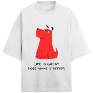 Dogs Make It Better |Unisex|Paw-Printed-Tee