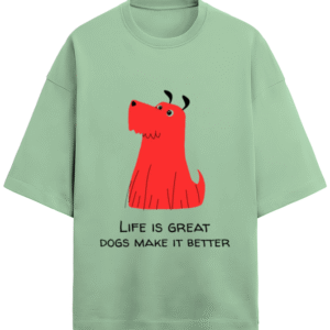Dogs Make It Better |Unisex|Paw-Printed-Tee