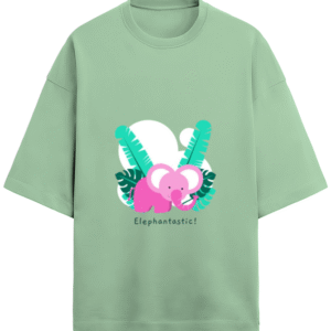 Elephantastic Tropical |Unisex|Paw-Printed-Tee