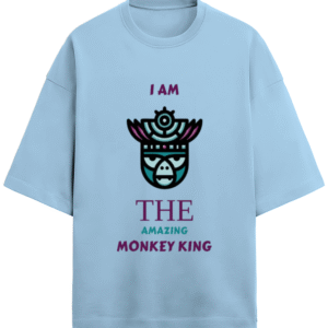 Amazing Monkey King Crown |Unisex|Paw-Printed-Tee