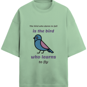 Dare to Fly Bird |Unisex|Paw-Printed-Tee