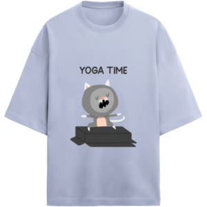 Yoga Time Zen Cat |Unisex|Paw-Printed-Tee