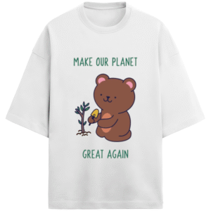 Plant a Tree Bear |Unisex|Paw-Printed-Tee
