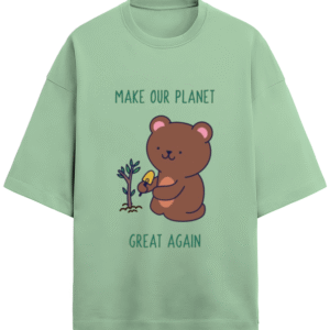 Plant a Tree Bear |Unisex|Paw-Printed-Tee
