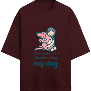 Love My Dog More |Unisex|Paw-Printed-Tee