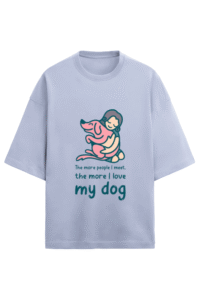 Love My Dog More |Unisex|Paw-Printed-Tee