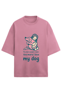 Love My Dog More |Unisex|Paw-Printed-Tee