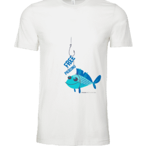 Free Piercing" fish Tee