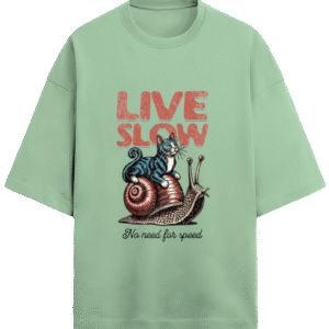 Live Slow Cat Snail |Unisex|Tee